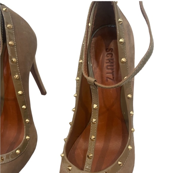 Schutz Studded Heels - Picture 8 of 10